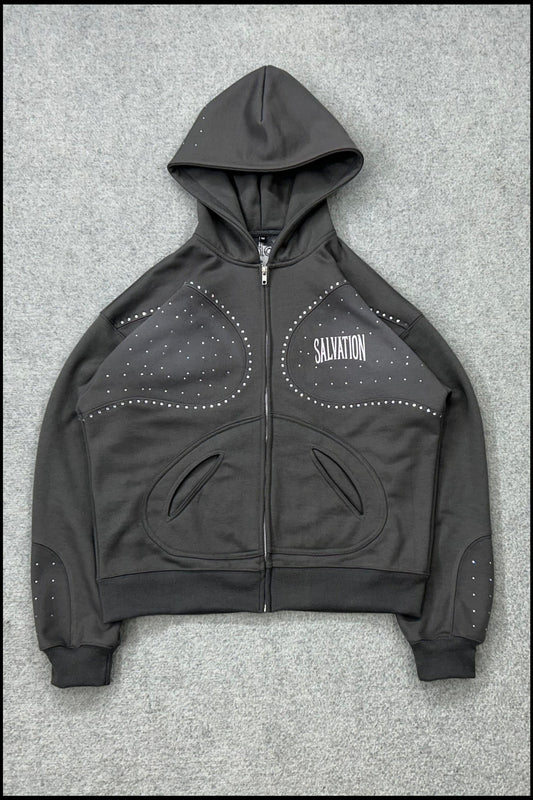 Gray Salvation Hoodie