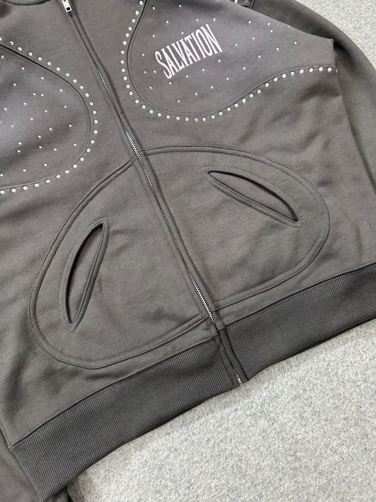 Gray Salvation Hoodie