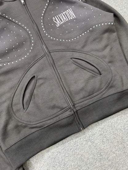 Gray Salvation Hoodie